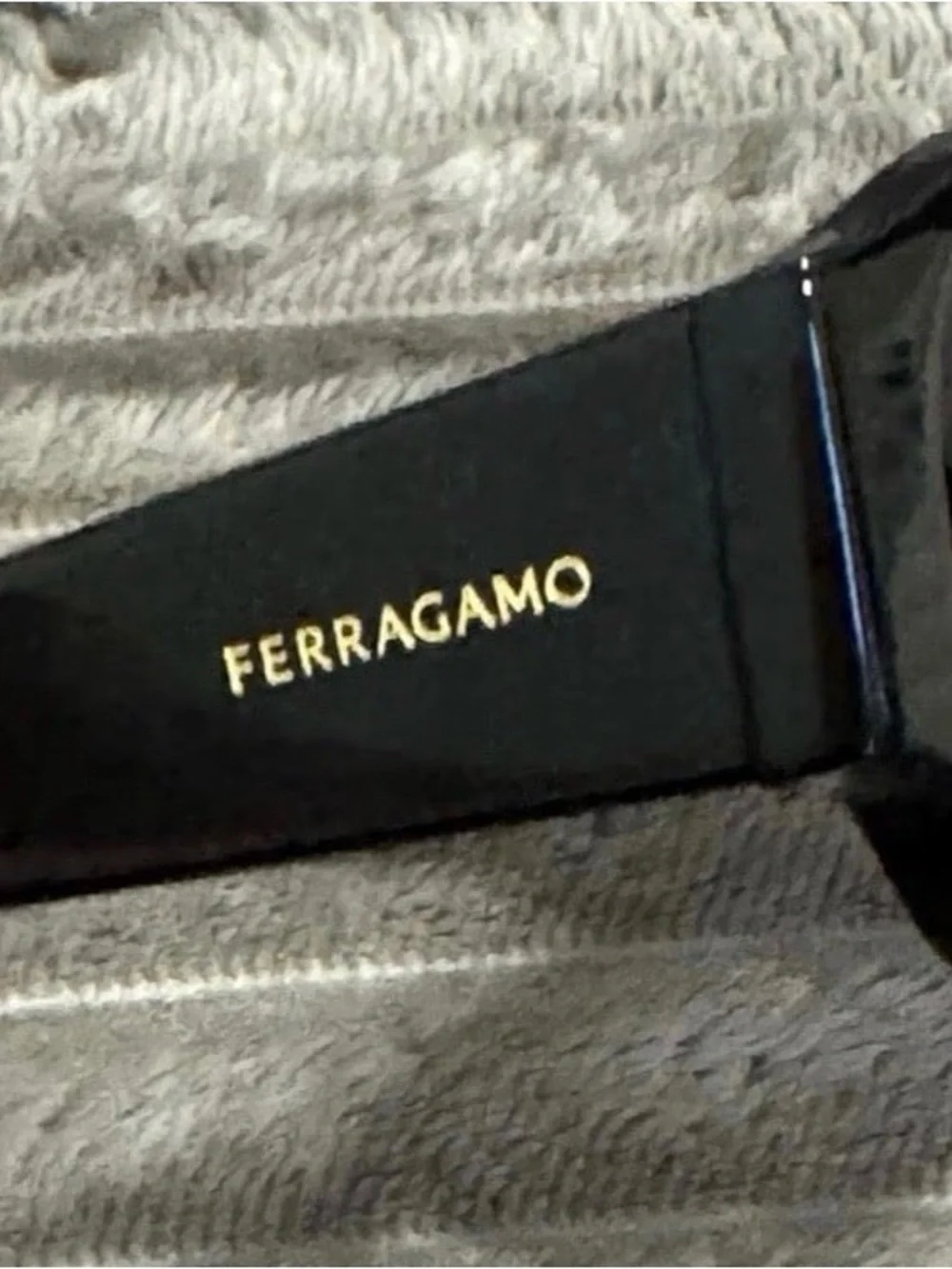 Salvatore Ferragamo Black Women's Rectangle Sunglasses